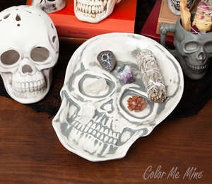 West Jordan - Color Me Mine Vintage Skull Plate