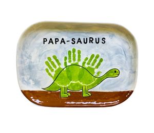 West Jordan - Color Me Mine Papasaurus Plate