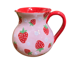 West Jordan - Color Me Mine Strawberry Pitcher
