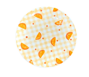West Jordan - Color Me Mine Oranges Plate