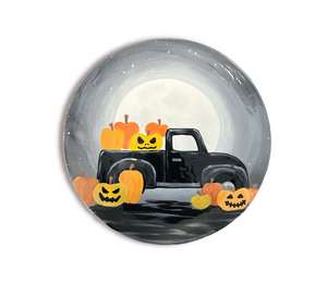 West Jordan - Color Me Mine Pumpkin Truck Plate