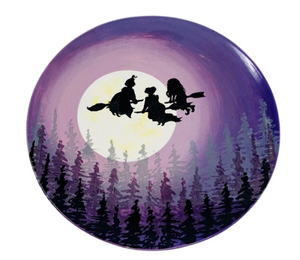 West Jordan - Color Me Mine Kooky Witches Plate