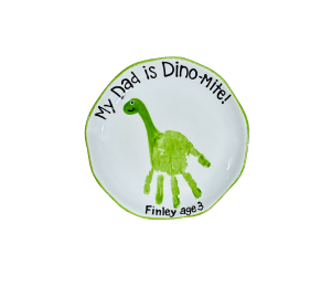 West Jordan - Color Me Mine Dino-Mite Dad Plate