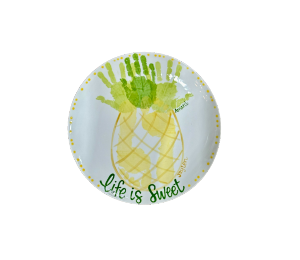 West Jordan - Color Me Mine Pineapple Plate