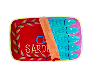 West Jordan - Color Me Mine Sardines Dinner Plate