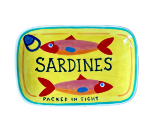 West Jordan - Color Me Mine Sardines Appetizer Plate