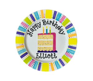 West Jordan - Color Me Mine Birthday Cake Plate