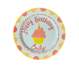 West Jordan - Color Me Mine Birthday Cupcake Plate